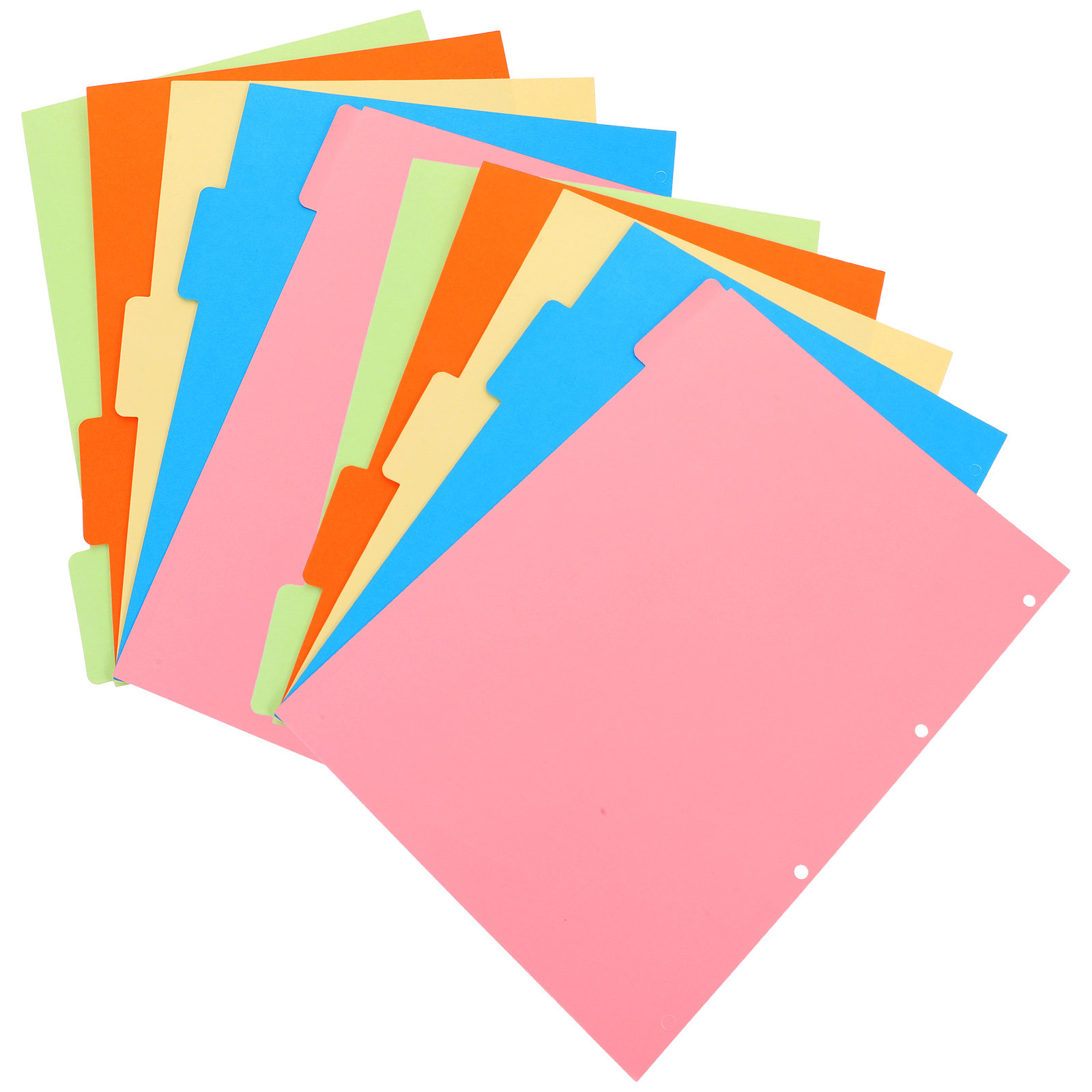 Tab Divider A4 - 2 juegos de separadores de colores