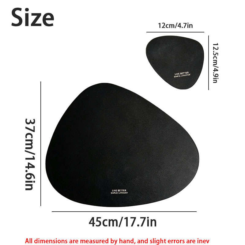 2/4/8/12 unidades de manteles  - Leather Desk Pad reseña y precio