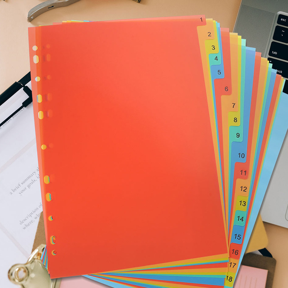 2 juegos de organizadores de a - Tab Divider A4 reseña y precio