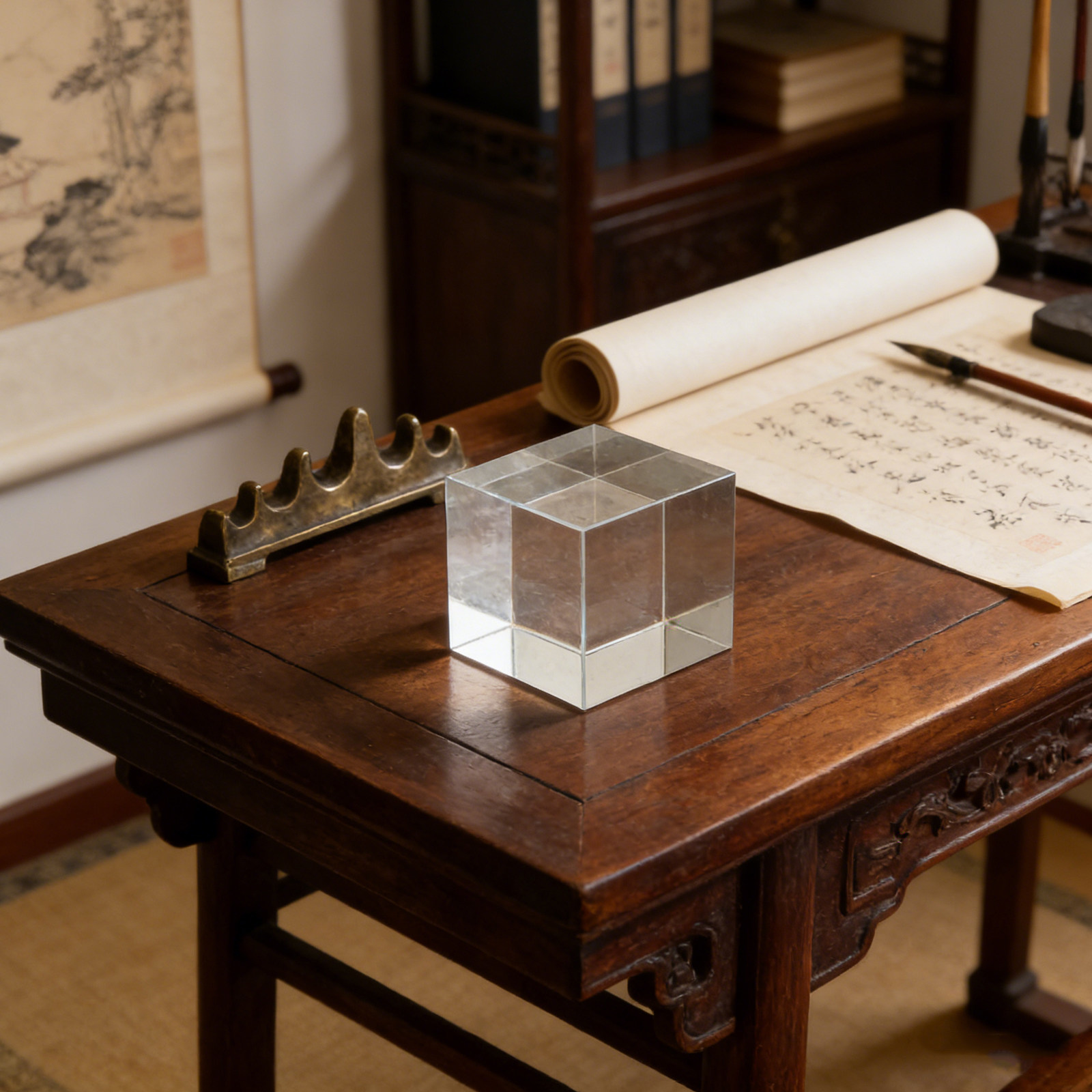 Pisapapeles Cuadrado de Crista - Book Weight Glass reseña y precio