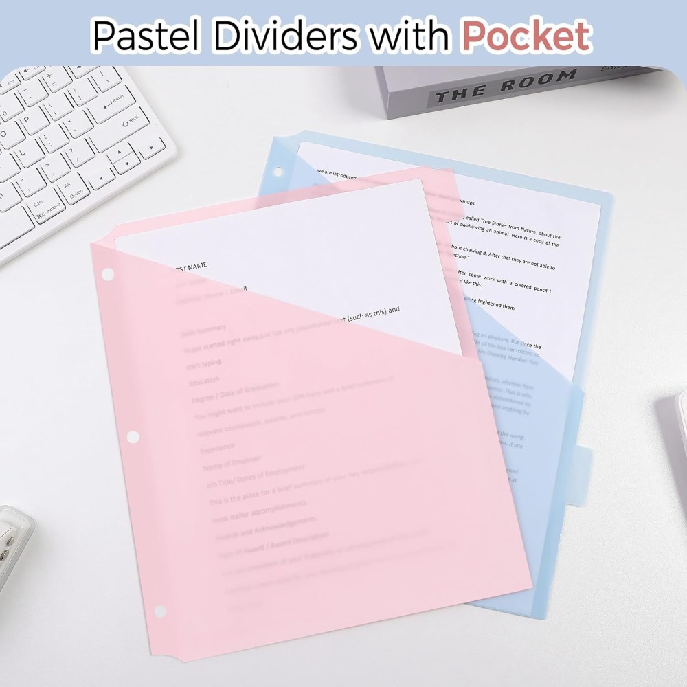 8 unidades de separadores de c - Tab Divider A4 reseña y precio