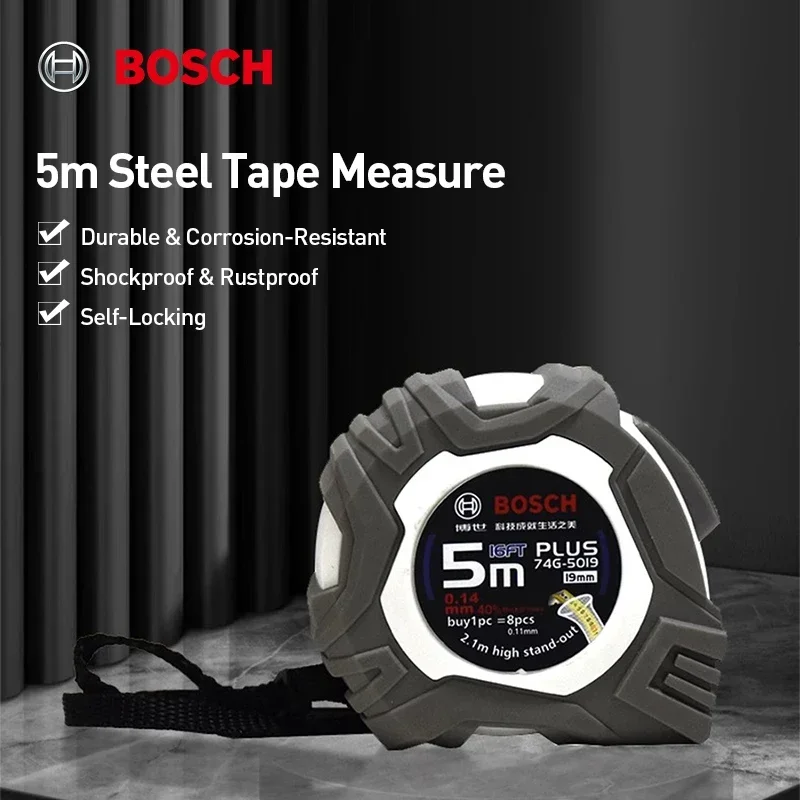 Cinta Métrica Bosch Retráctil, - Tape Dispenser Weighted reseña y precio