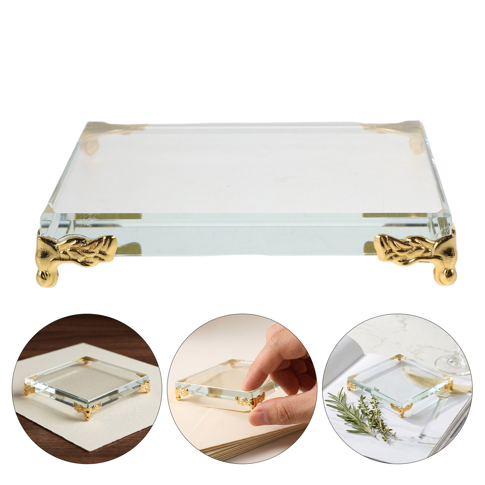 Pisapapeles Cuadrado de Crista - Paper Weight Crystal reseña y precio